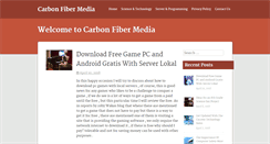 Desktop Screenshot of carbonfibermedia.info